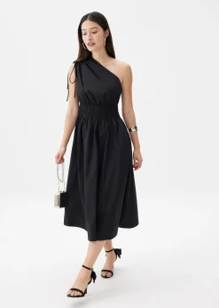 Cotton Toga Fit & Flare Midaxi Dress