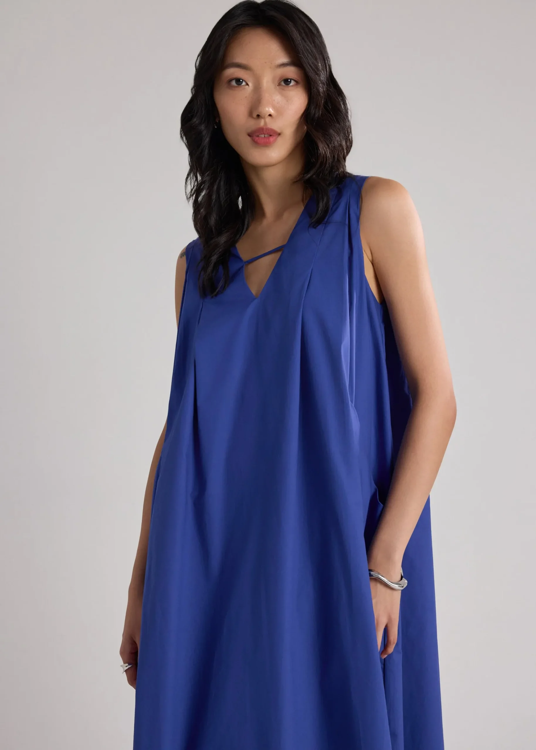 Cotton Trapeze Dress