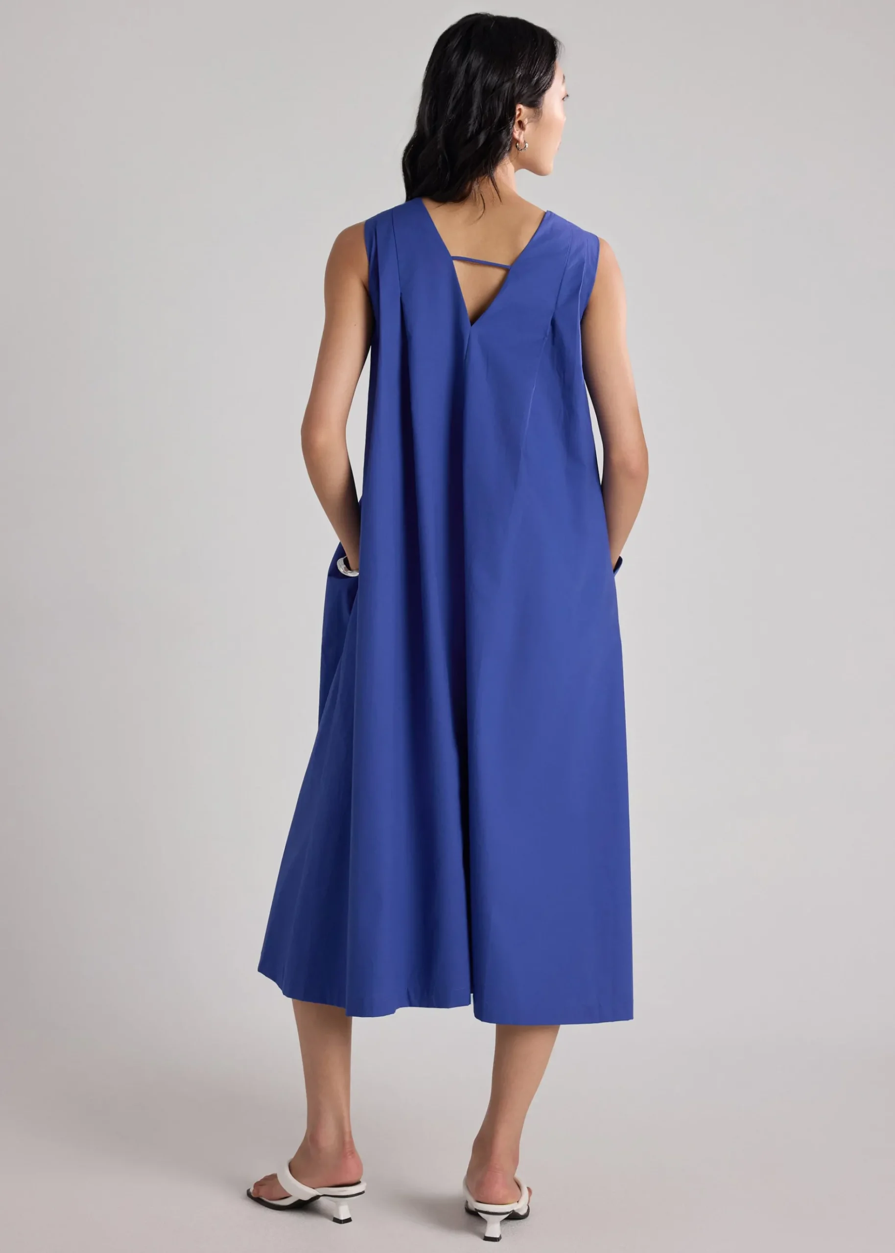 Cotton Trapeze Dress