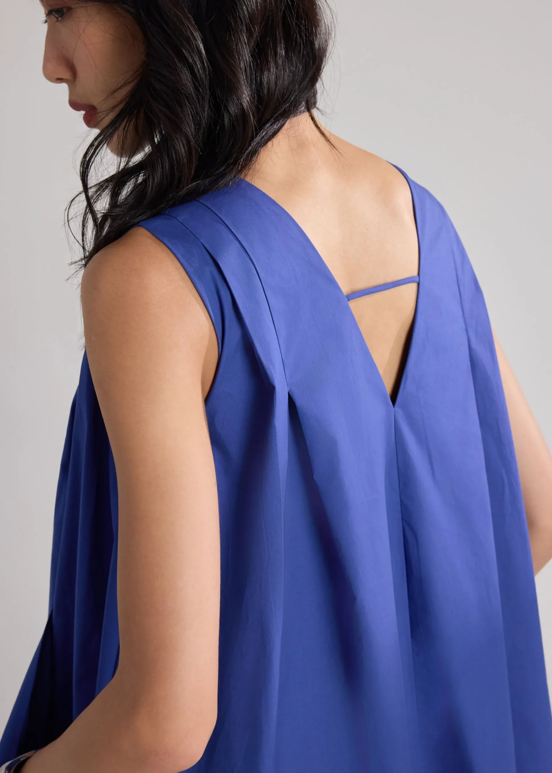 Cotton Trapeze Dress