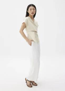 Cotton V-neck Top