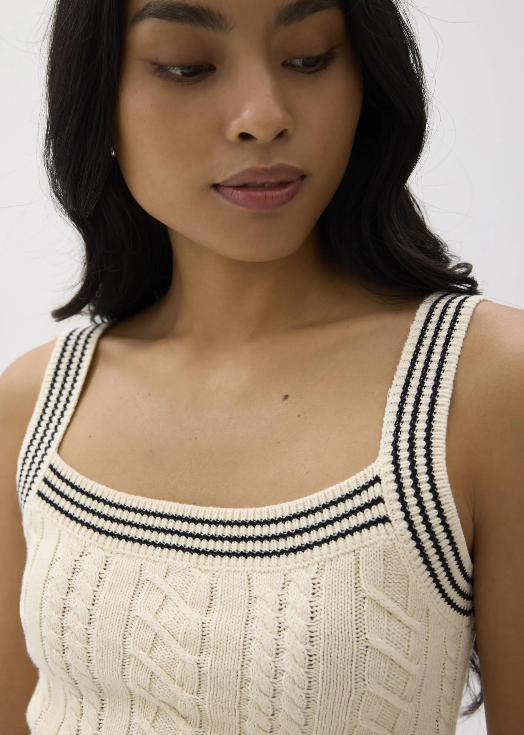 Crop Knit Camisole Top