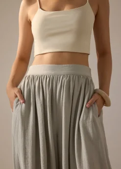 Cuffed Hem Cocoon Pants