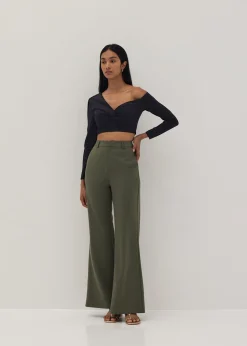 Dakota Padded Asymmetric Off Shoulder Top