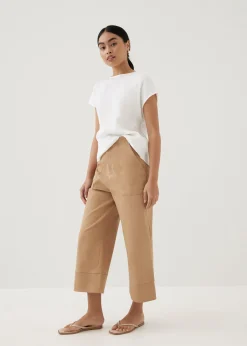 Danara Twist Back Shell Top