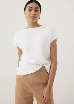 Danara Twist Back Shell Top