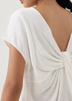 Danara Twist Back Shell Top