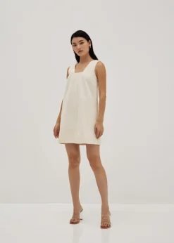 Dea Square Neck Shift Dress