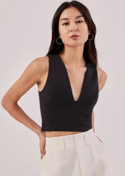 Della Padded Crop Top