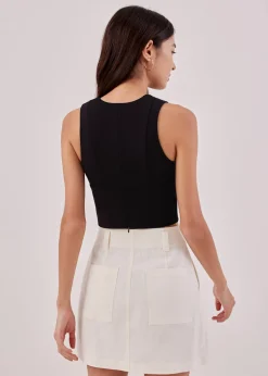 Della Padded Crop Top
