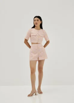 Denice Tweed Boxy Top