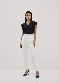 Denise Padded V-Neck T-Shirt