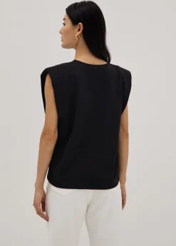 Denise Padded V-Neck T-Shirt