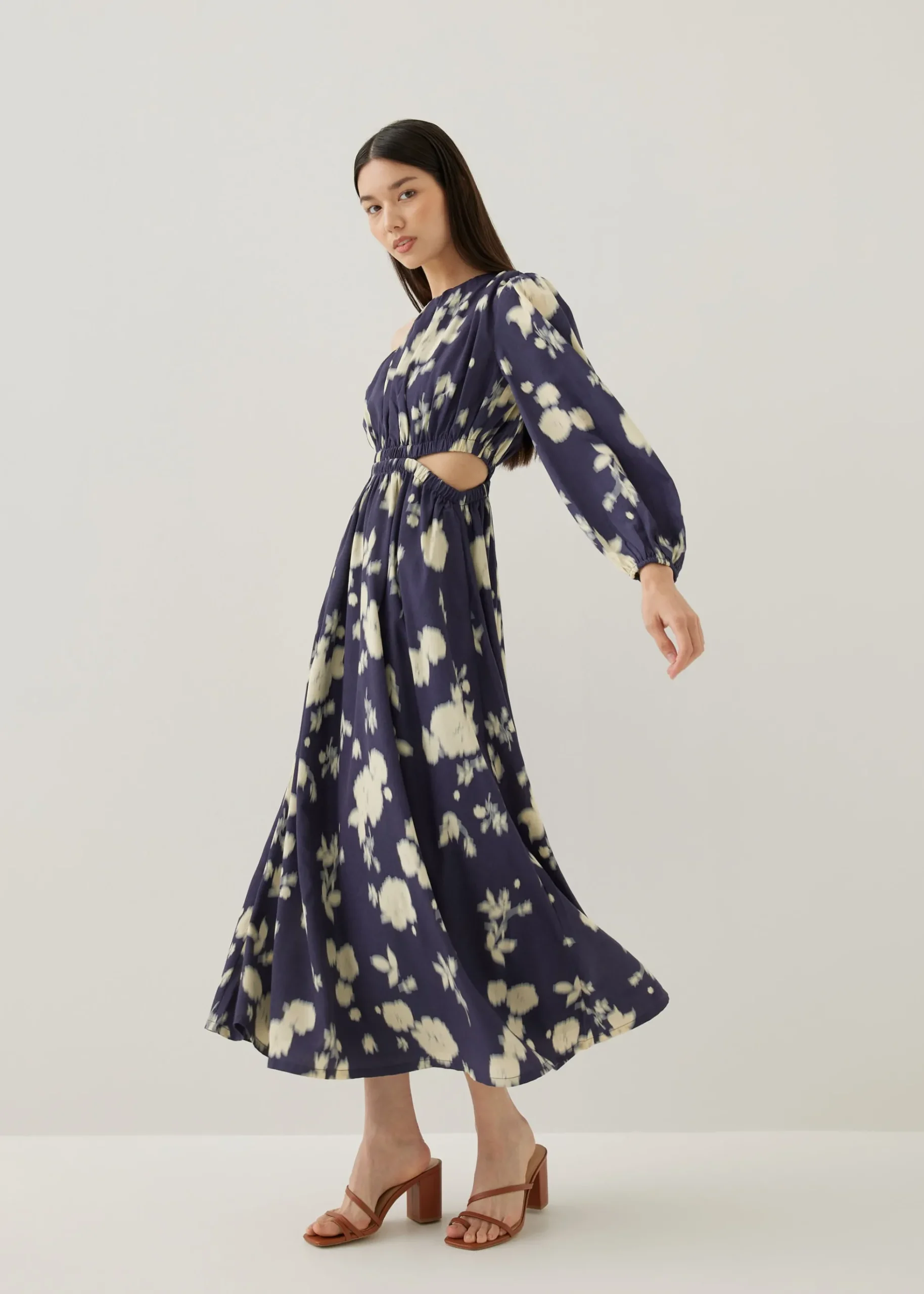 Dorsay Elastic Toga Maxi Dress