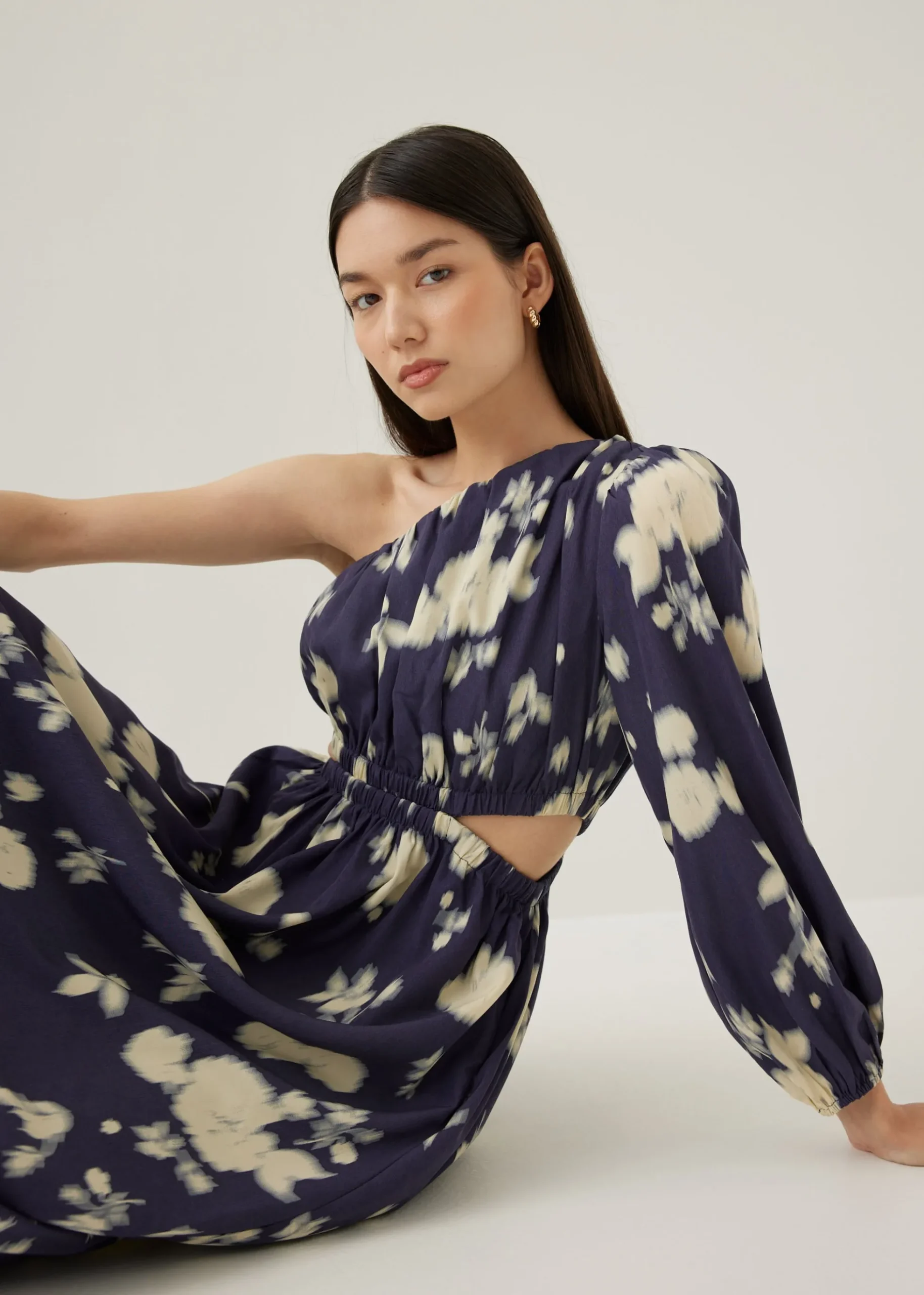 Dorsay Elastic Toga Maxi Dress
