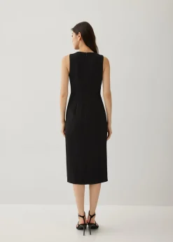 Eartha Textured Side Twist Dress