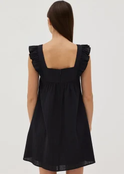Effie Textured Frill Babydoll Dress