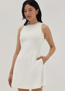 Eileen Padded Cut Out Swing Dress