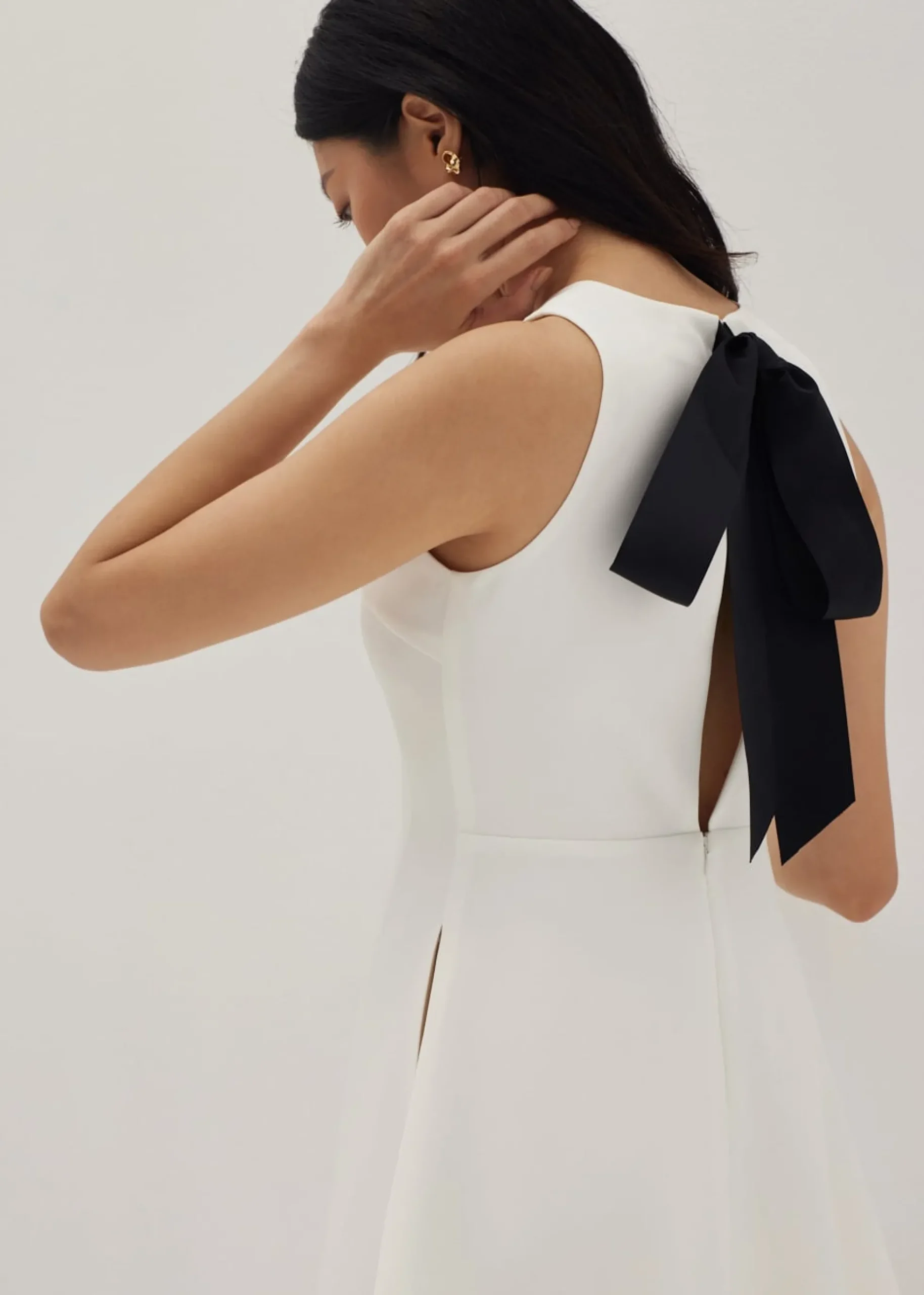 Eileen Padded Cut Out Swing Dress