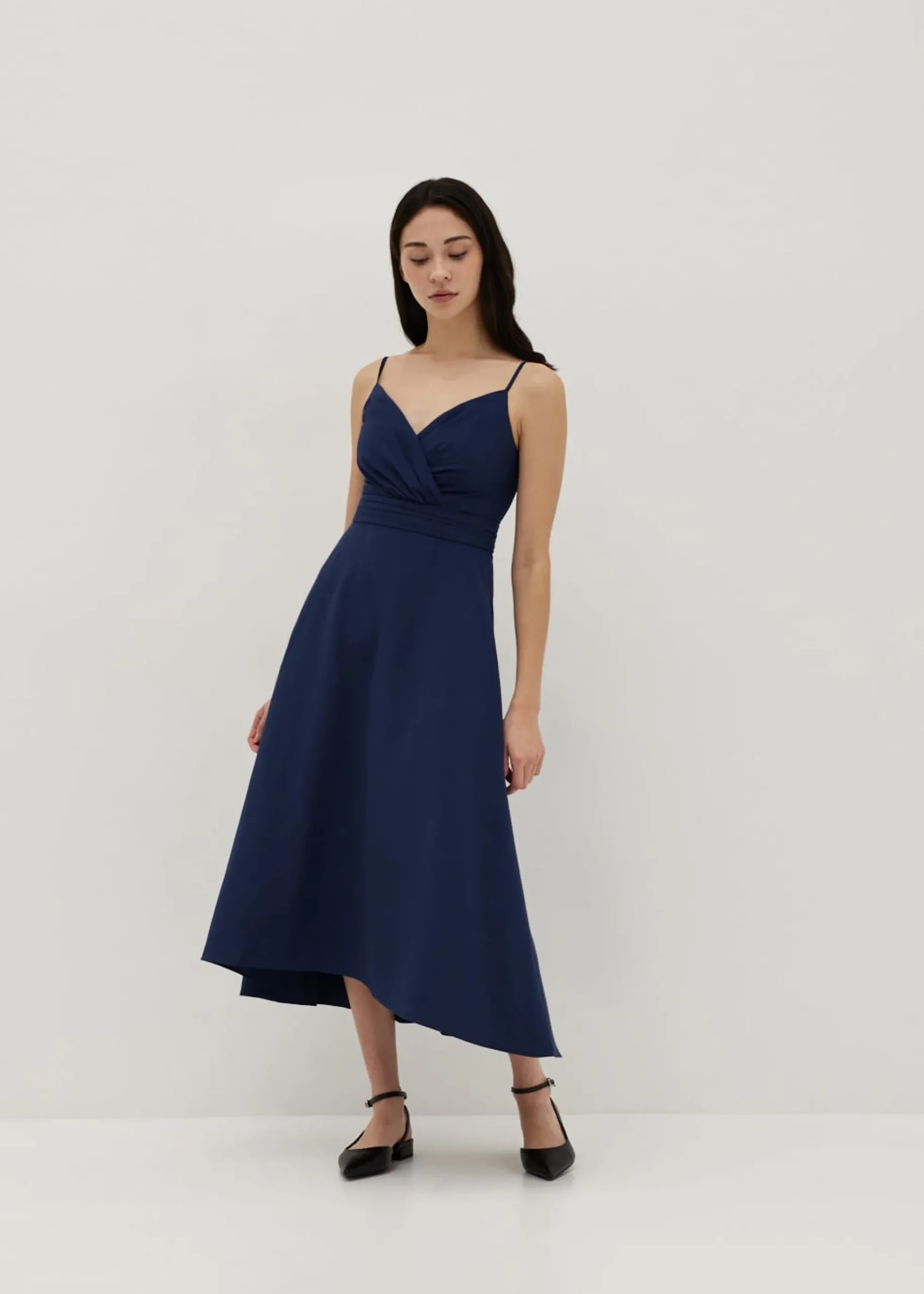 Elaiza Padded Pleat Front Dress