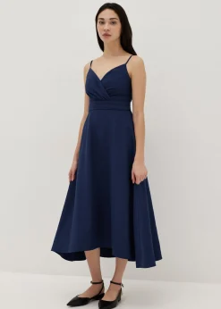 Elaiza Padded Pleat Front Dress