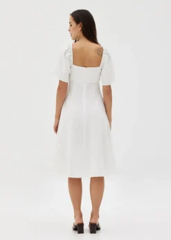Elisse Linen Fit & Flare Dress
