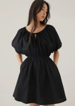 Ellamay Cotton Puff Sleeve Mini Dress