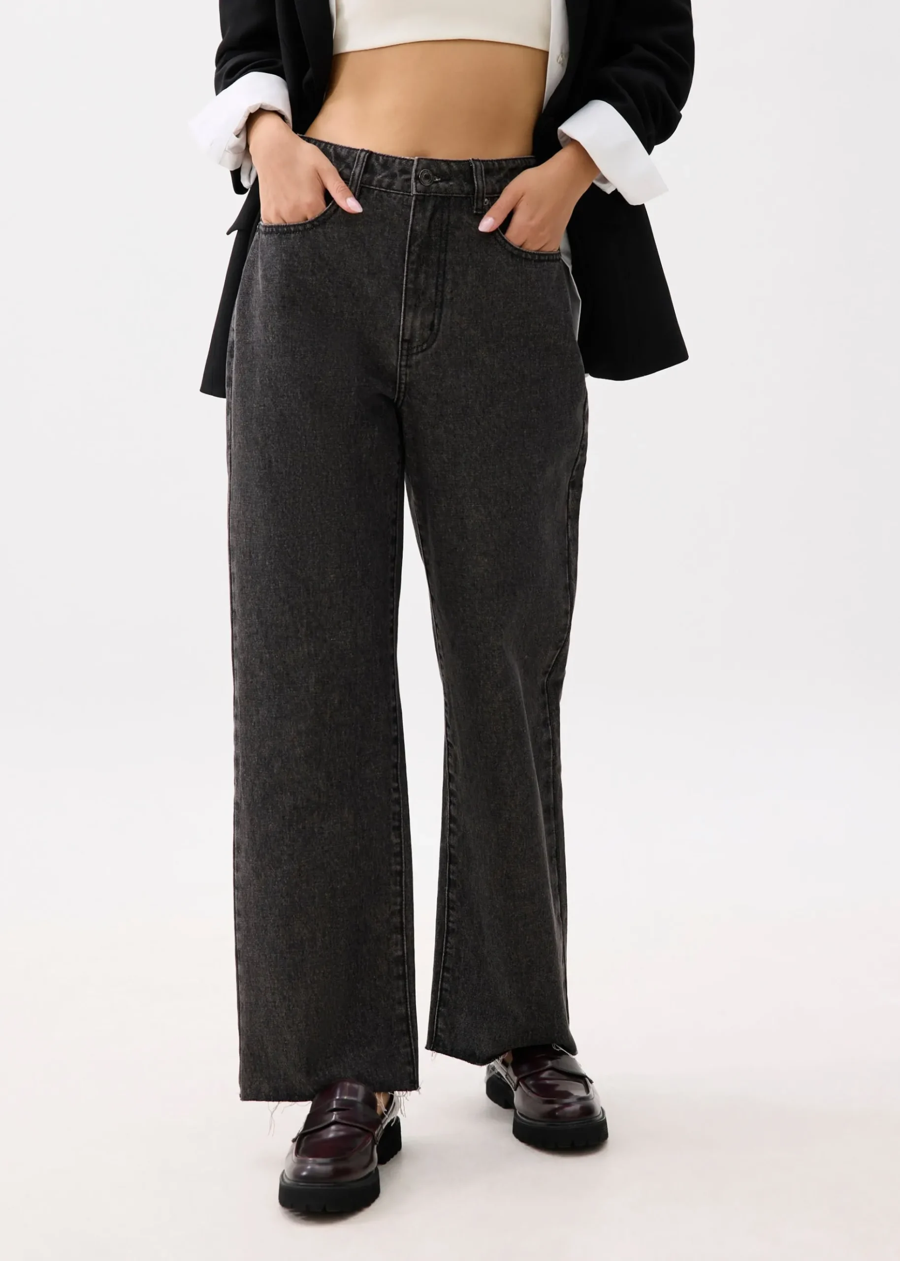 Elliot Denim Straight Leg Jeans