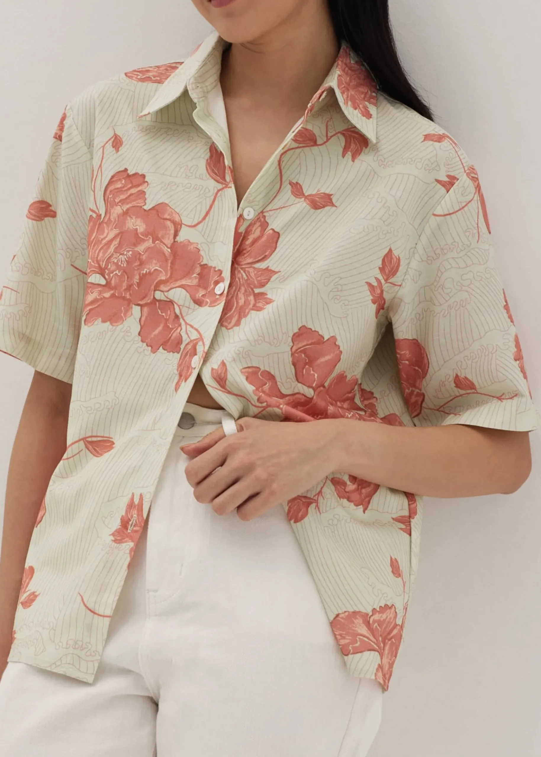 Elliot Unisex Shirt in Prosperous Blooms