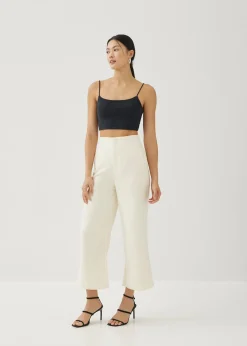 Elorie Padded Jersey Crop Camisole