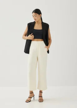 Elorie Padded Jersey Crop Camisole
