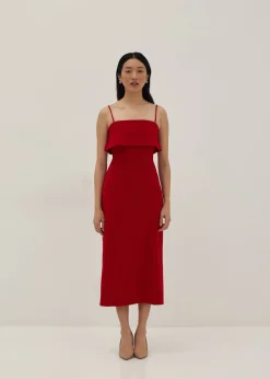 Elowen Overlay Column Dress