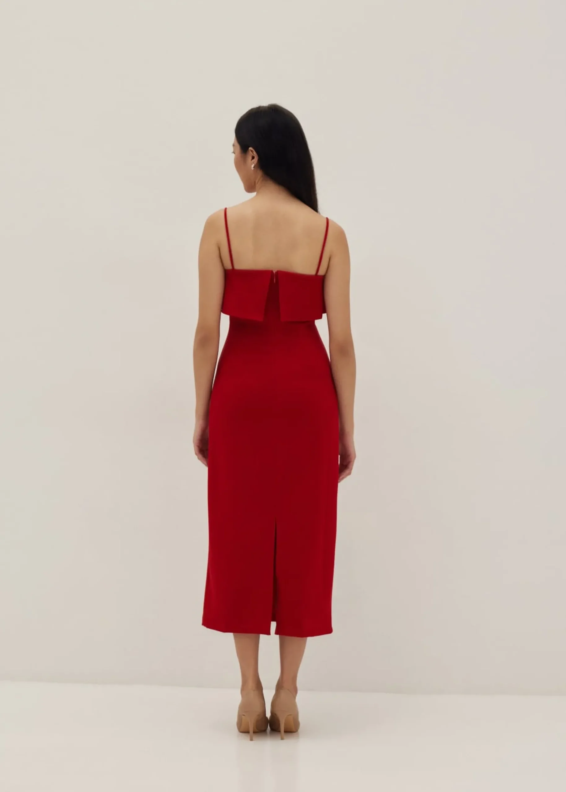 Elowen Overlay Column Dress