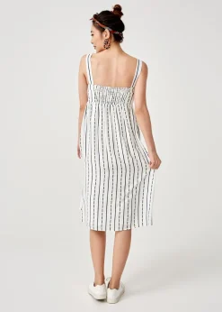 Emery Maternity Button Down Midi Dress