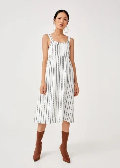 Emery Maternity Button Down Midi Dress