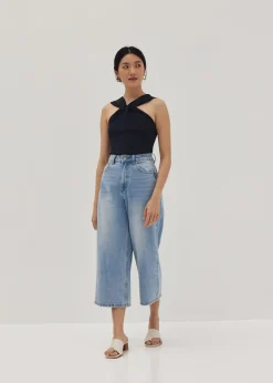 Emory Twist Front Halter Top