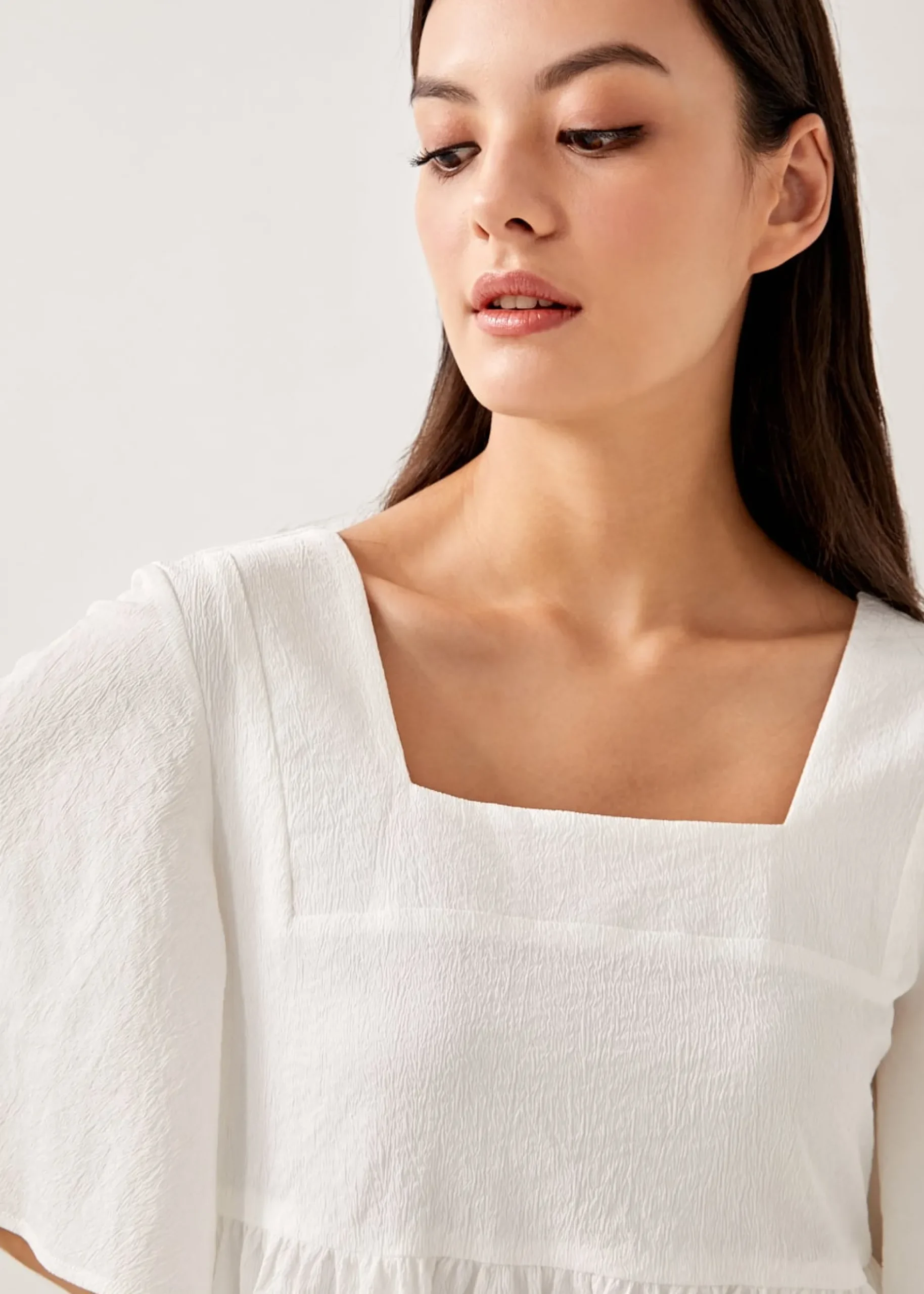 Enza Textured Tie Back Dress