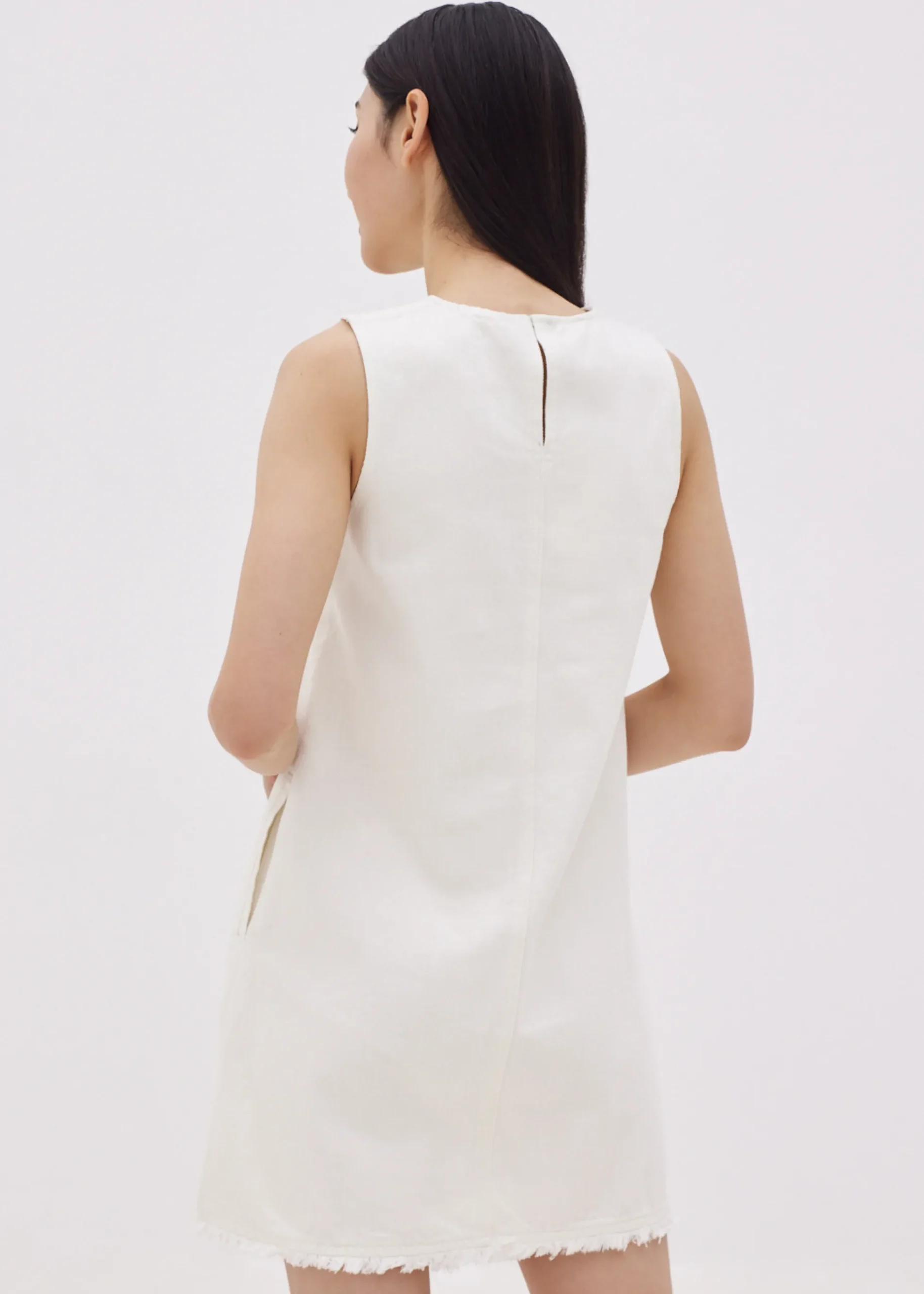 Erise Cotton Shift Mini Dress