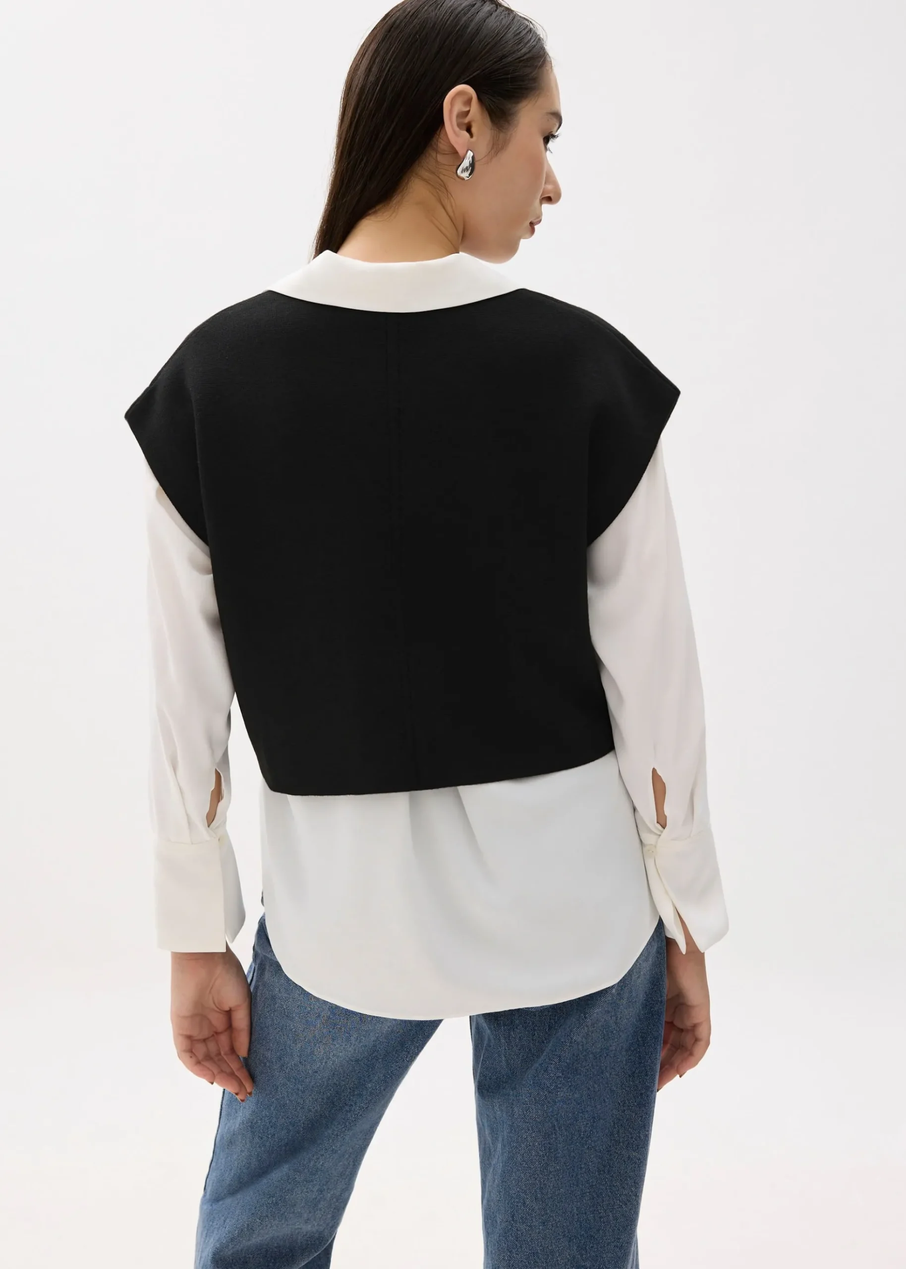 Esha Knit Crop Shell Top