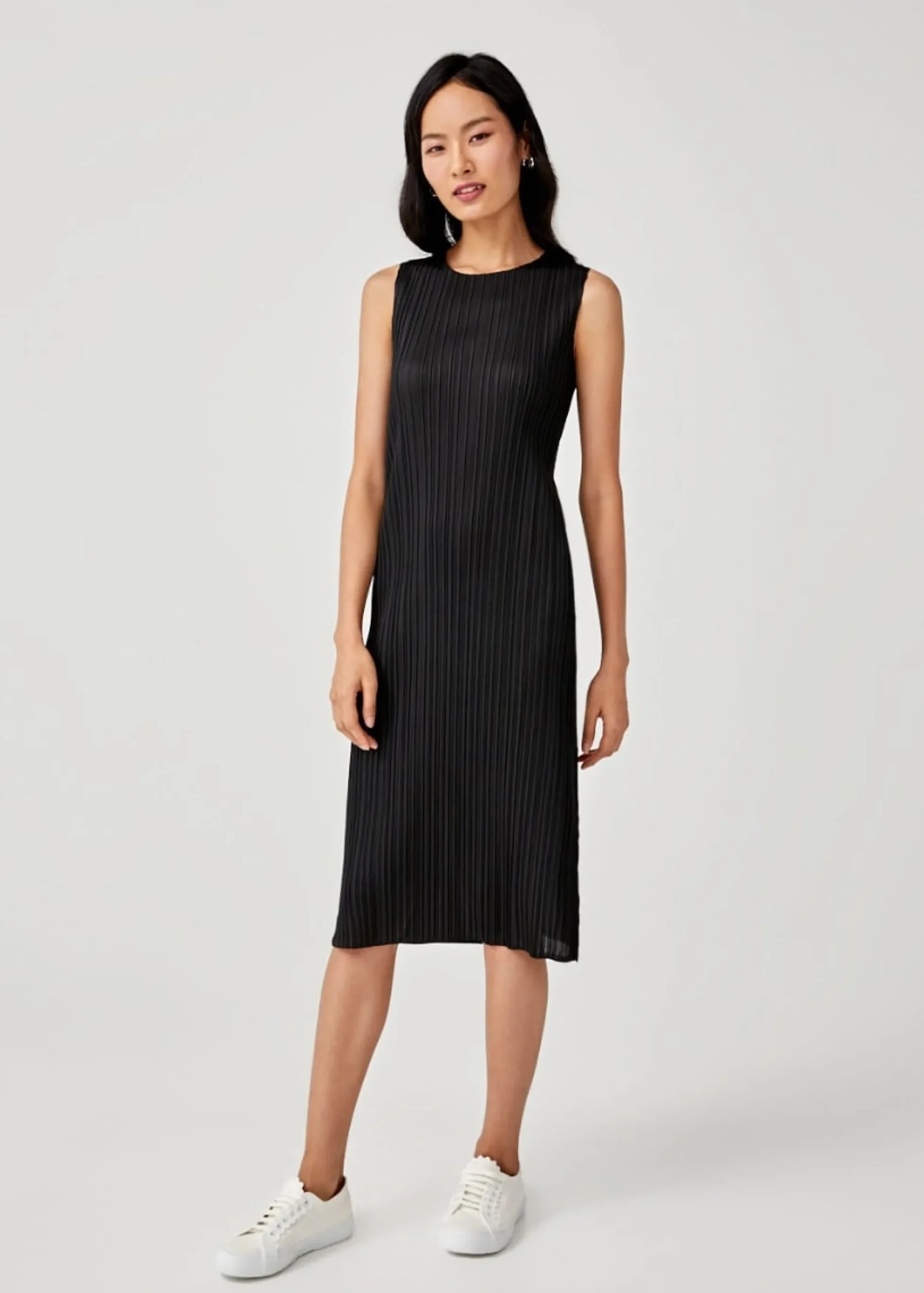 Eva Pleated Midi Dress