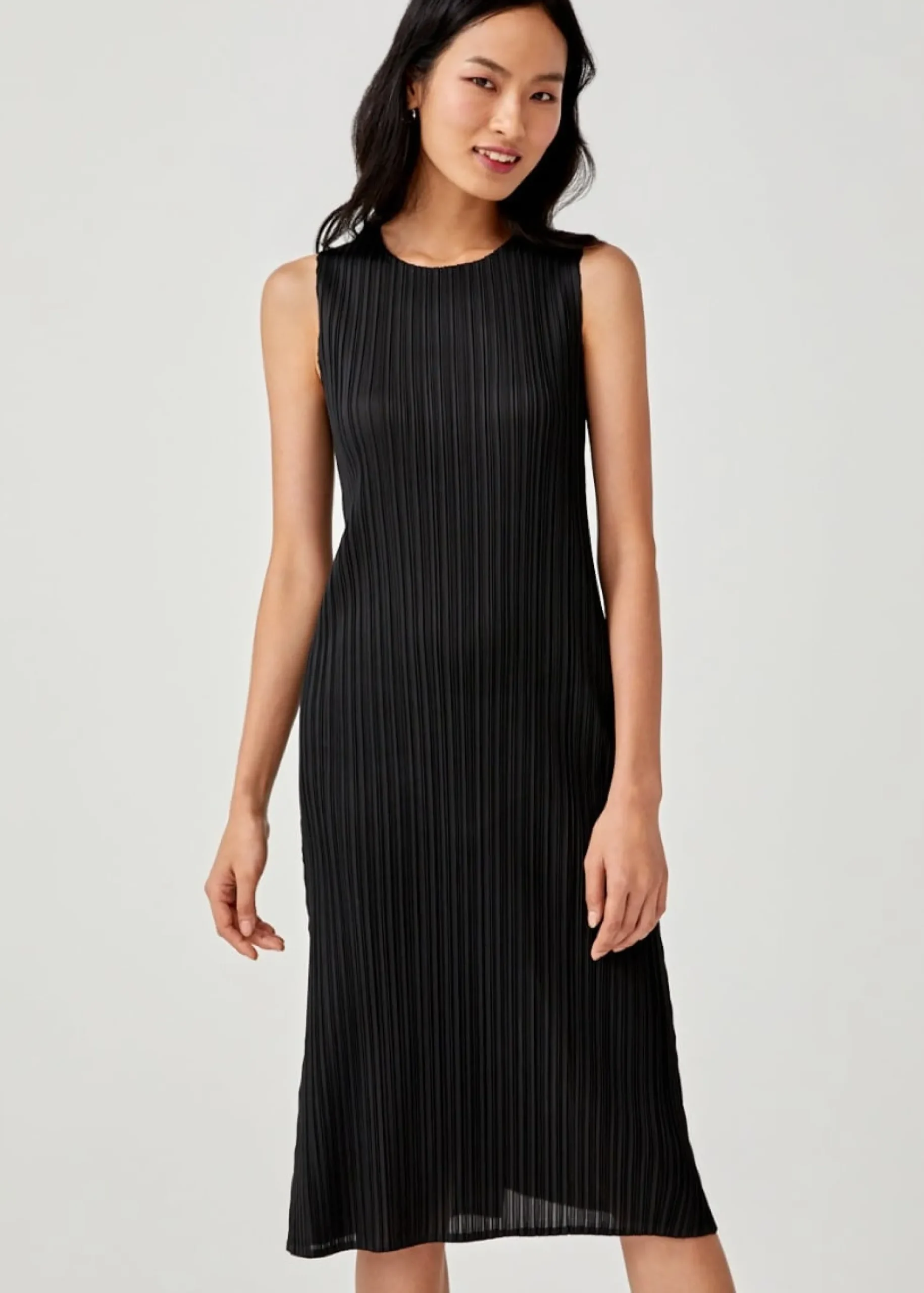 Eva Pleated Midi Dress
