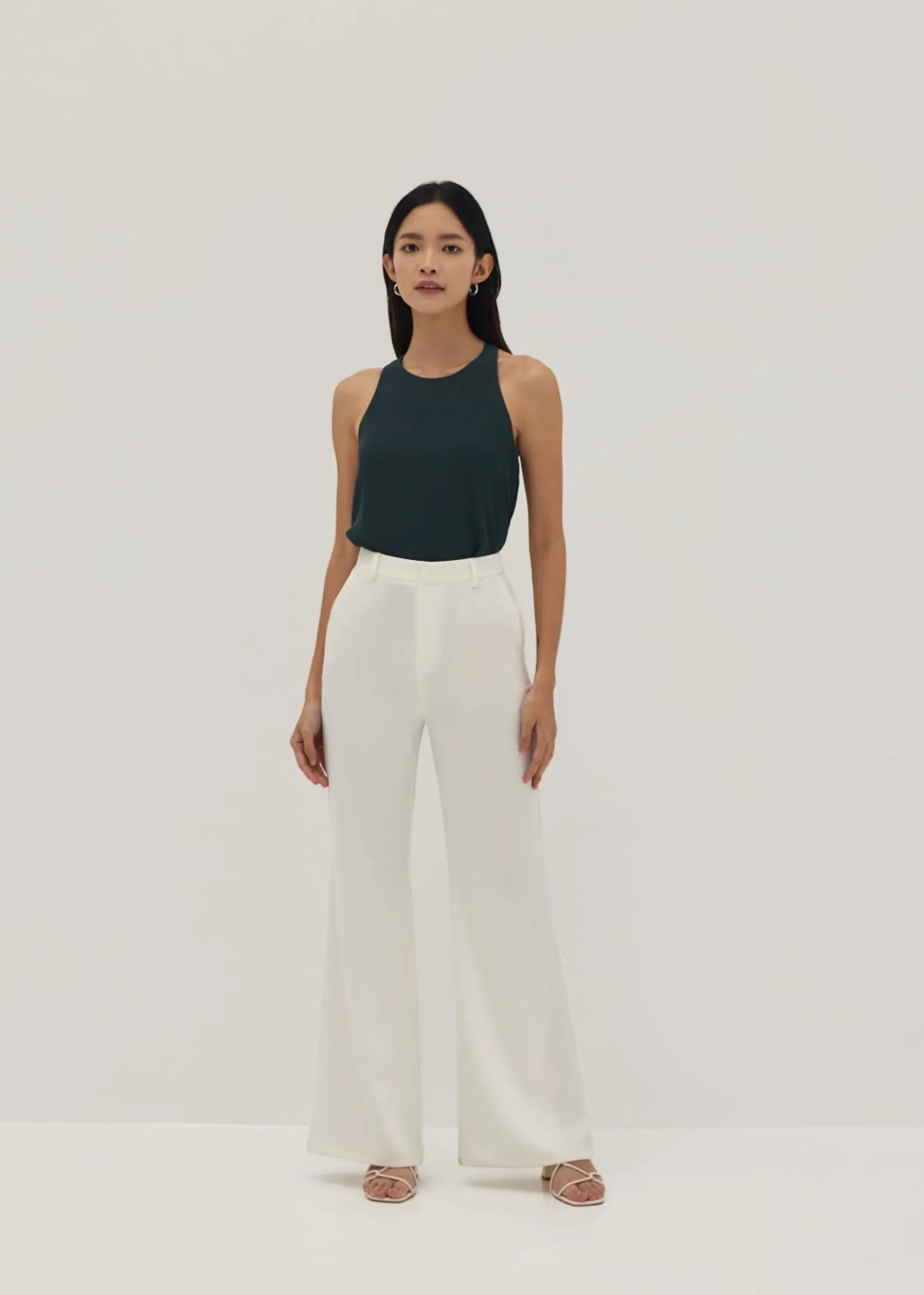 Evelyn Cross Back Shell Top