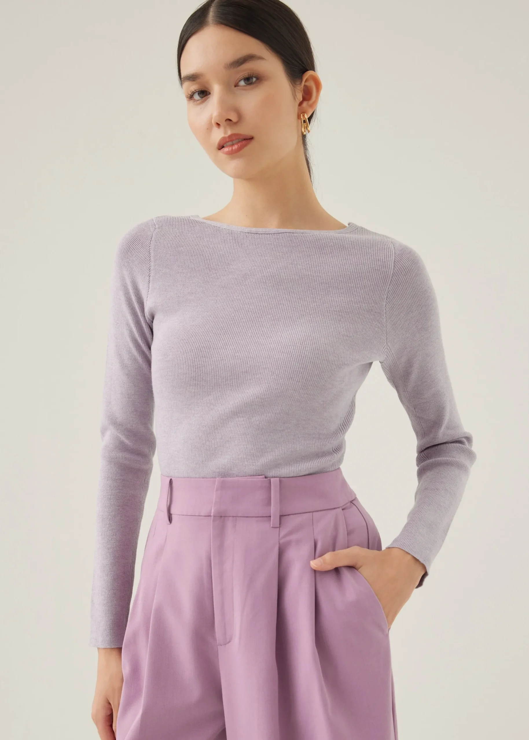 Evita Fitted Knit Top