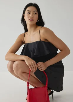 Fallyn Jacquard Babydoll Swing Dress