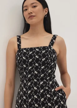 Felice Padded Embroidered Bustier Top