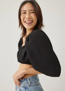 Felly Square Neck Puff Sleeve Top