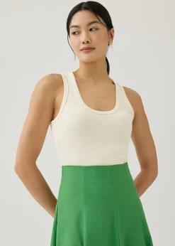 Fenna Ribbed Jersey Top