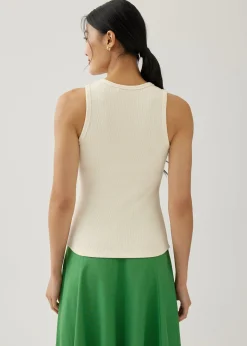 Fenna Ribbed Jersey Top
