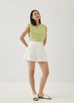 Fenti Linen Shell Top