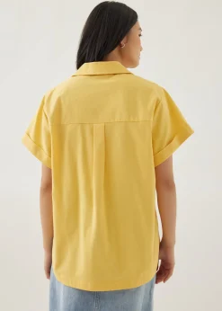 Ferica Linen Boxy Shirt